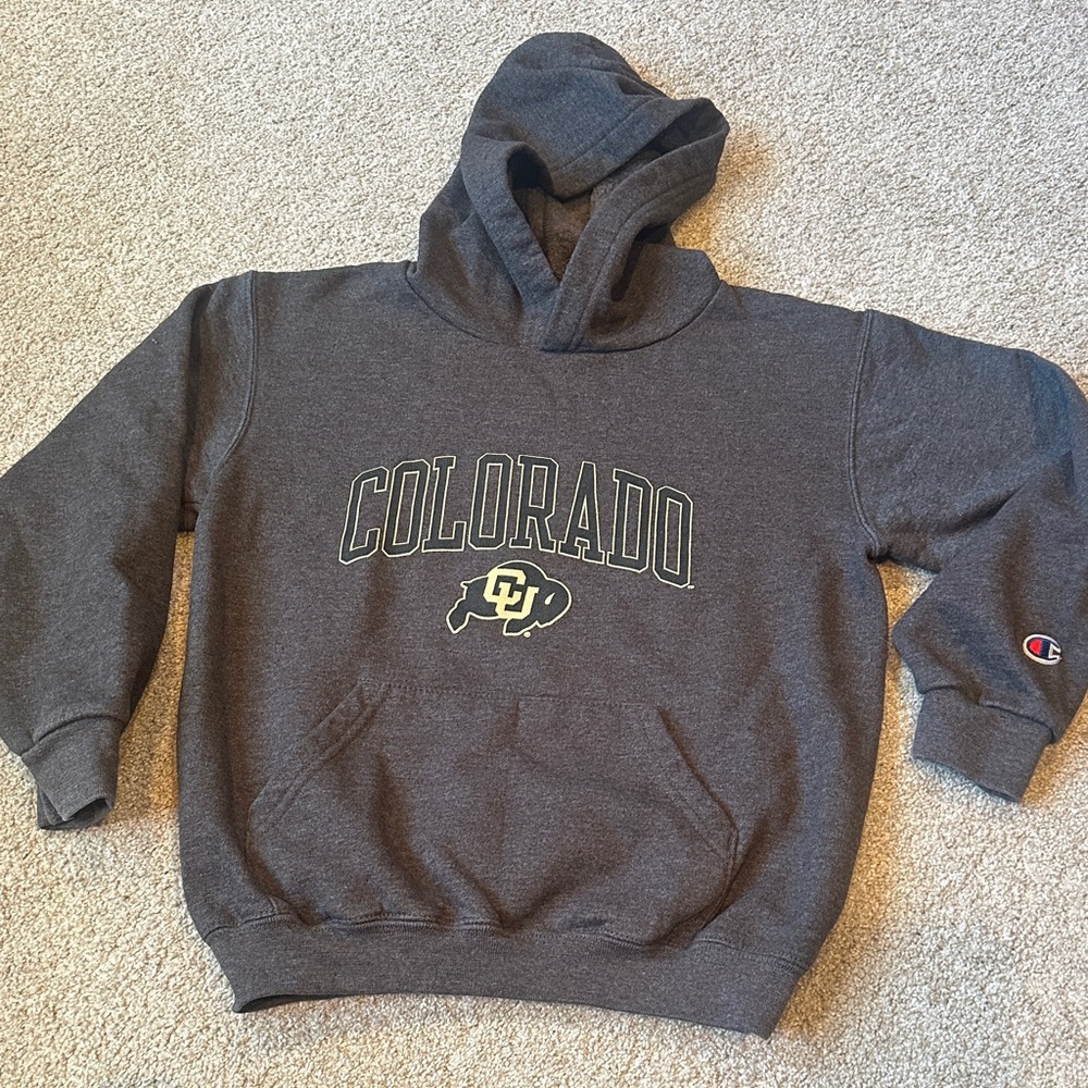 Champion Kids Charcoal Colorado Hoodie